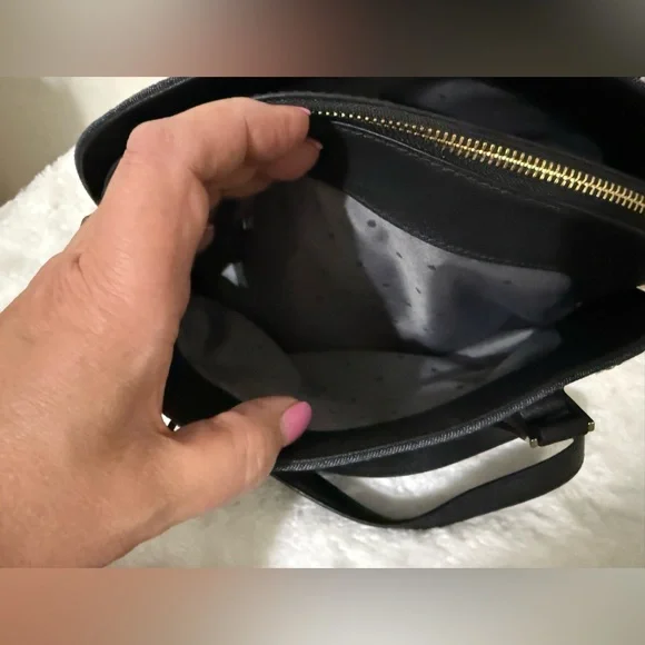 Kate Spade NWOT Embellished Cameron Street Lottie Denim Blue Pearls Orig $348 - Picture 10 of 14